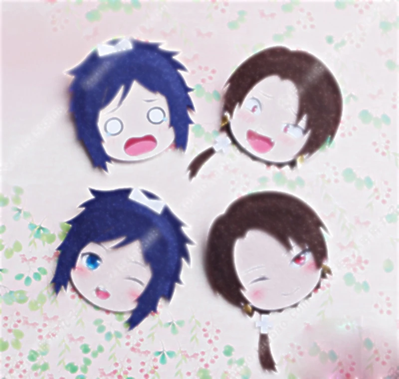 1 шт. аниме мультфильм Touken Ranbu OnlineKashuu Kiyomitsu Нетканая ткань брошь булавка Косплей Сумка реквизит коллекция декора для мальчиков и девочек