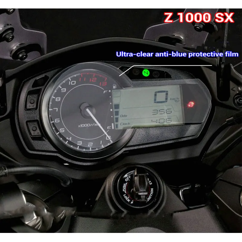 Чехол для инструмента Защитная пленка для kawasaki Z1000 SX инструмент кластер Защита от царапин пленка протектор экрана Blu-Ray