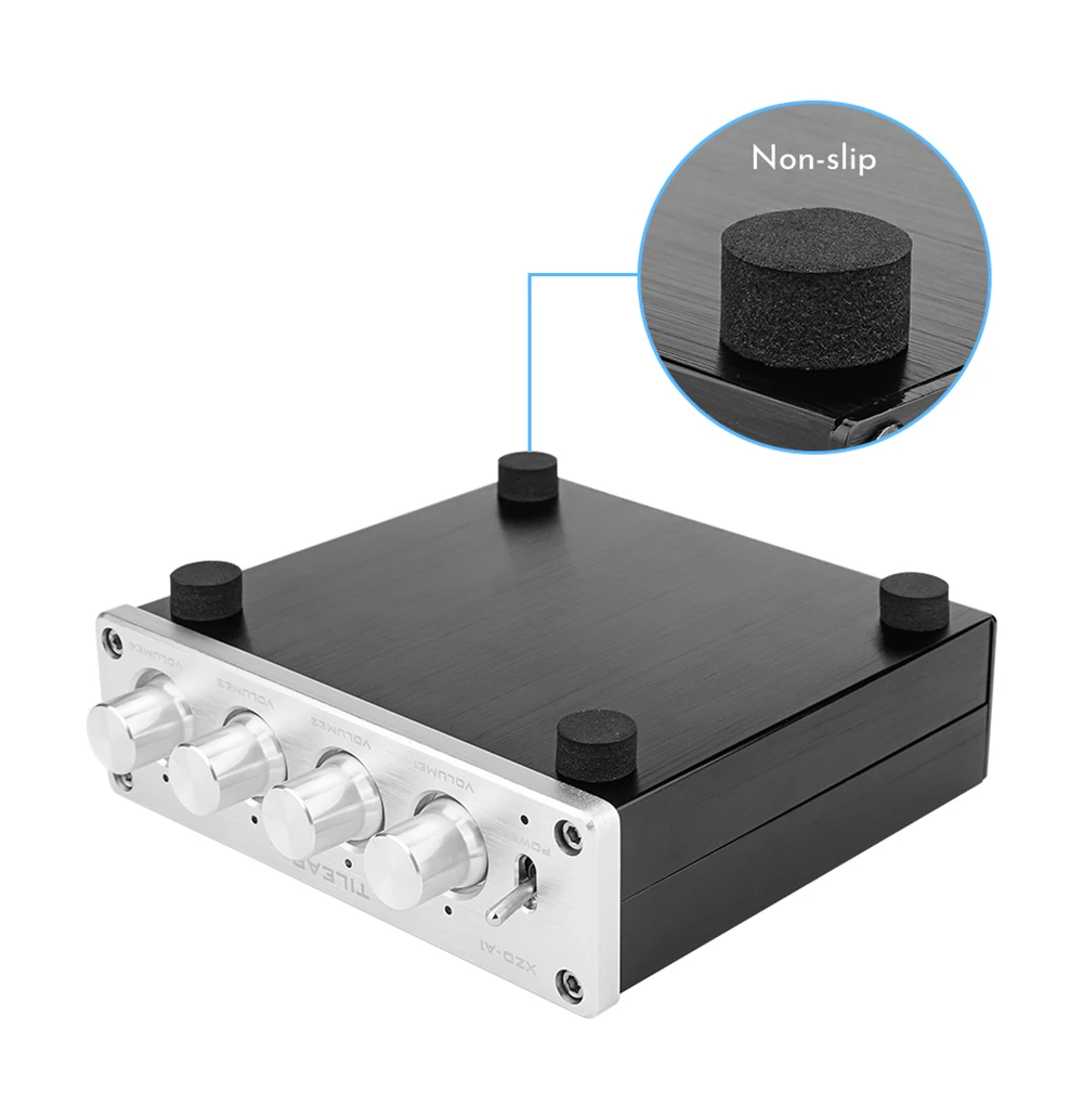 HIFI Lossless RCA концентратор аудио сплиттер распределитель сигнала переключатель источник переключатель тон громкости для домашнего усилителя доска
