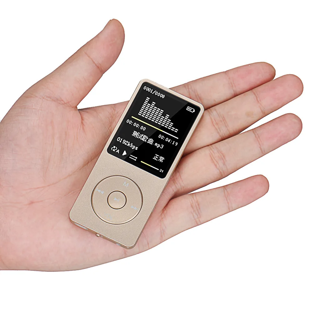 20% MP3 плеер с Bluetooth 4,2 FM радио сенсорная клавиша 1,8 экран мини mp3 спорт MP 3 музыкальный плеер портативный металлический walkman