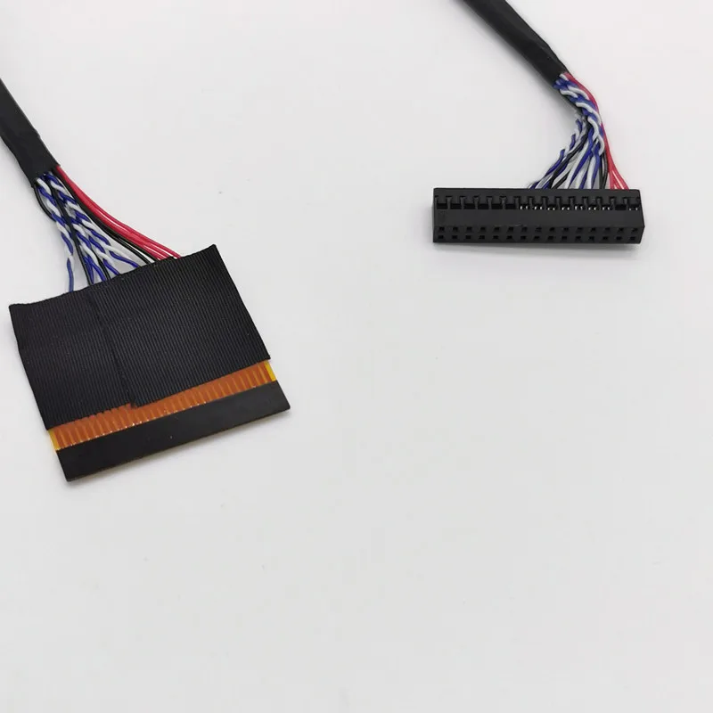 P-TWO FFC Turn Dupont LVDS Cable single 8 30Pin 1ch 8-bit 30pins 1mm Pin Pitch 400mm for DE320AGE-V2 CY-DE320AGEV2L