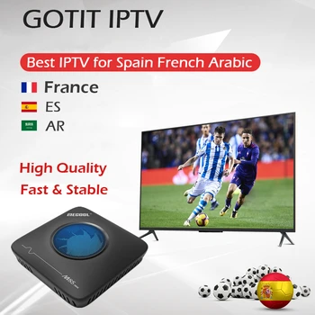 

GOTIT IPTV Box M8S MAX android tv box with France Spain Arabic German nordic iptv Adult xxx smart iptv subscription smart tv box