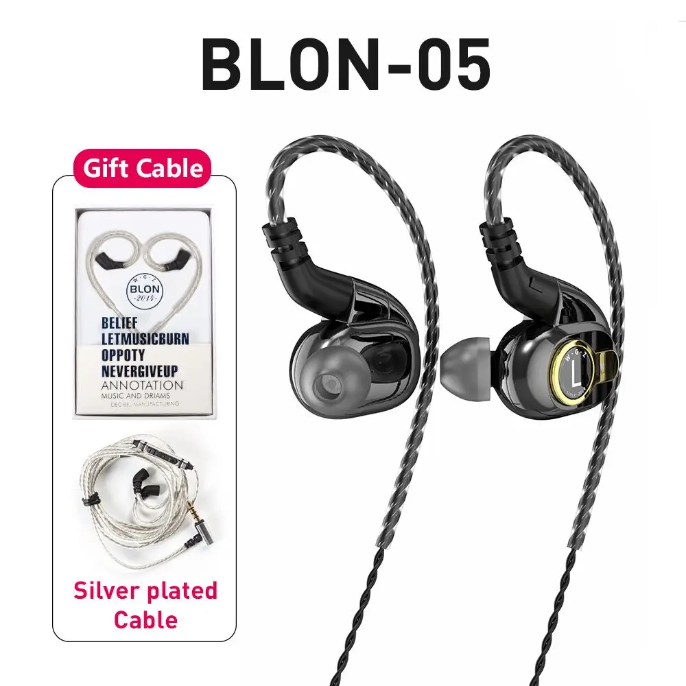 BLON BL-05 BL05 BL-03 BL03 10 мм 2nd Generation Carbon Nanotube CNT диафрагма наушники-вкладыши HIFI DJ