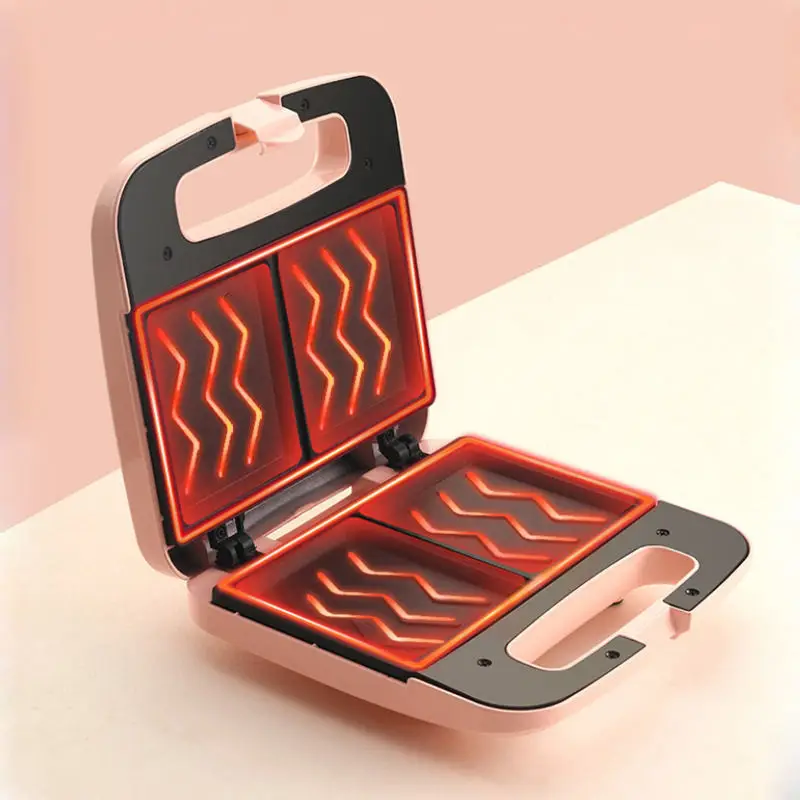 Multifunction Double plate Sandwich Maker Double-side Heating Non-stick coating Detachable Panel Barbecue Omelette Bake Toast EU sandwich maker