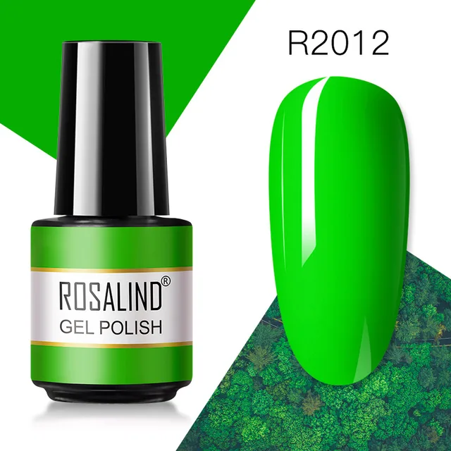 ROSALIND Gel Nail Polish 7ML Matte Base Top Coat For Soak Off Gel Polish UV LED Gel Semi Permanent Varnishes Design Nail Art RAR2012