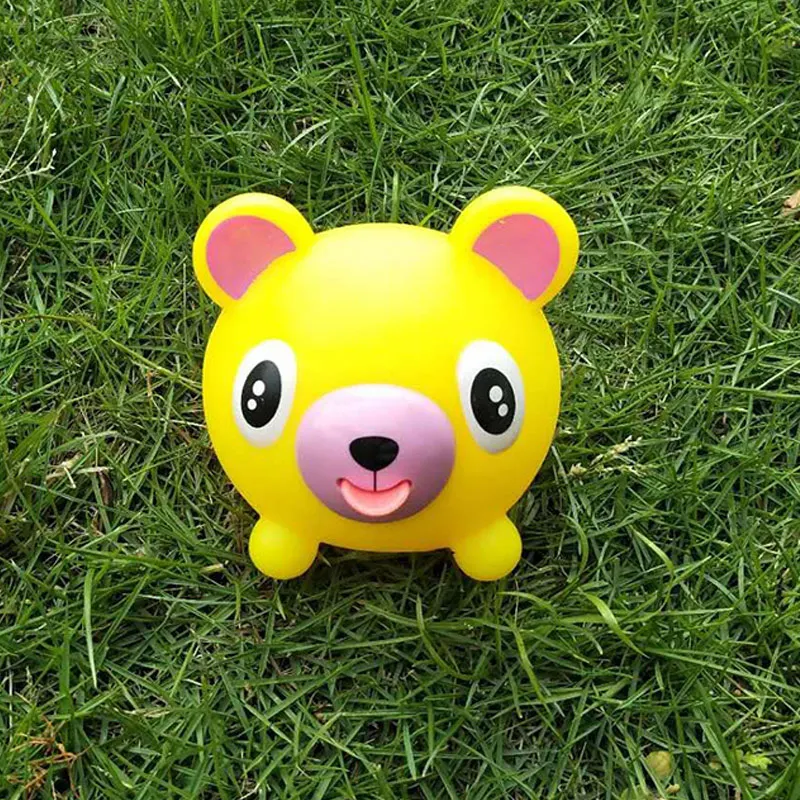 Говорящий животное Jabber мяч язык снятия стресса мягкая игрушка мяч для детей взрослых S66 - Цвет: Yellow