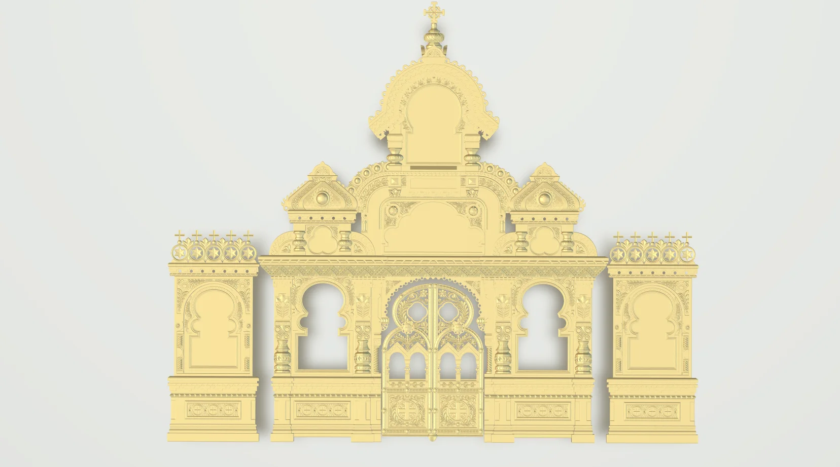 B001 3D модель ЧПУ роутер гравировка Artcam Aspire type3 STL формат файл подробный фарфор 146MB Бог церковный файл