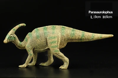 Parasaurolophus Оригинальные Динозавры юрского периода Indominus rex Spinosaurus raptor модель трицератопса коллекционные вещи Детские обучающие игрушки для детей подарок - Цвет: Parasaurolophus