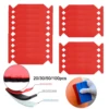 EHDIS 20/100pcs Buffer Felt for Tinting Film Squeegee No Scratch Waterproof Fabric Cloth Car Vinyl Wrap Scraper Protector Tool 1