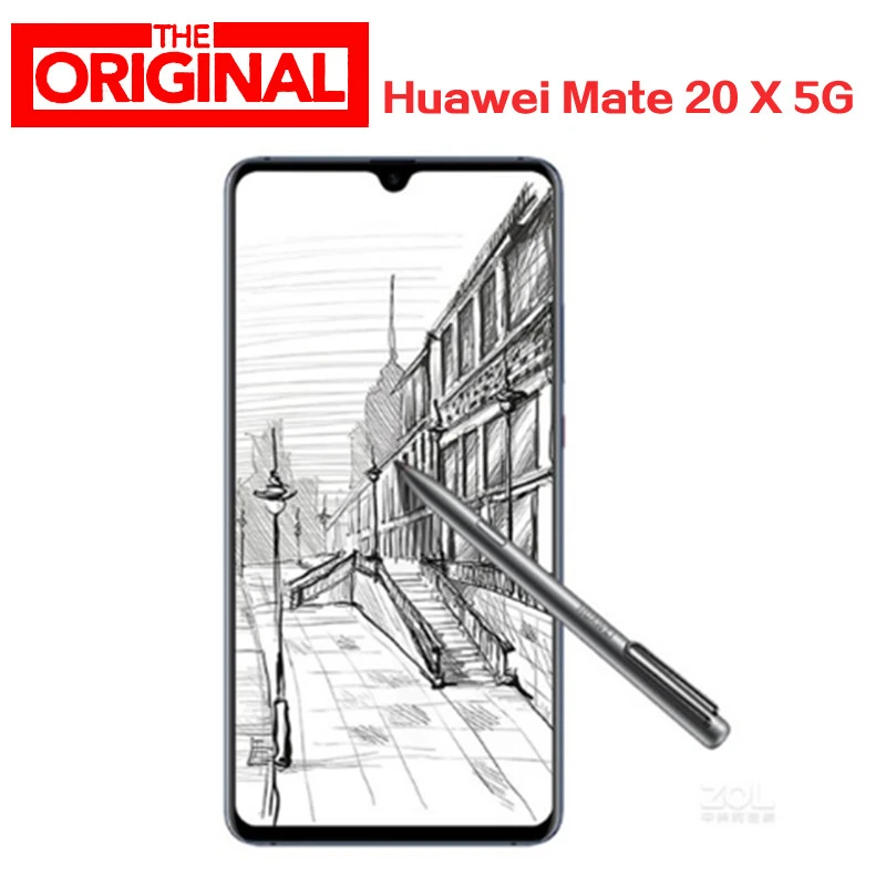 International Version Huawei Mate 20 X 5G EVR-N29 Smart phone Balong5000 7.2 inch 8GB 256GB Kirin 980 40W Super Charge NFC