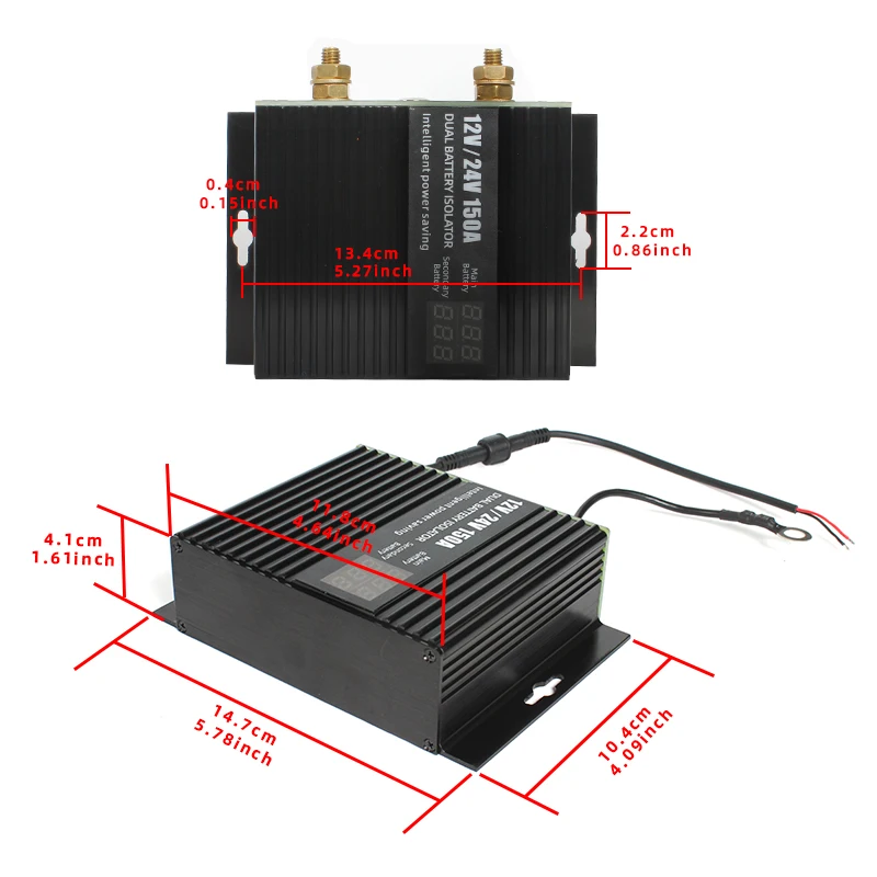 TYTXRV 150A Intelligent Multiple Dual Battery Isolator Battery Combiner Caravan Accessories Camper Motorhome SUV