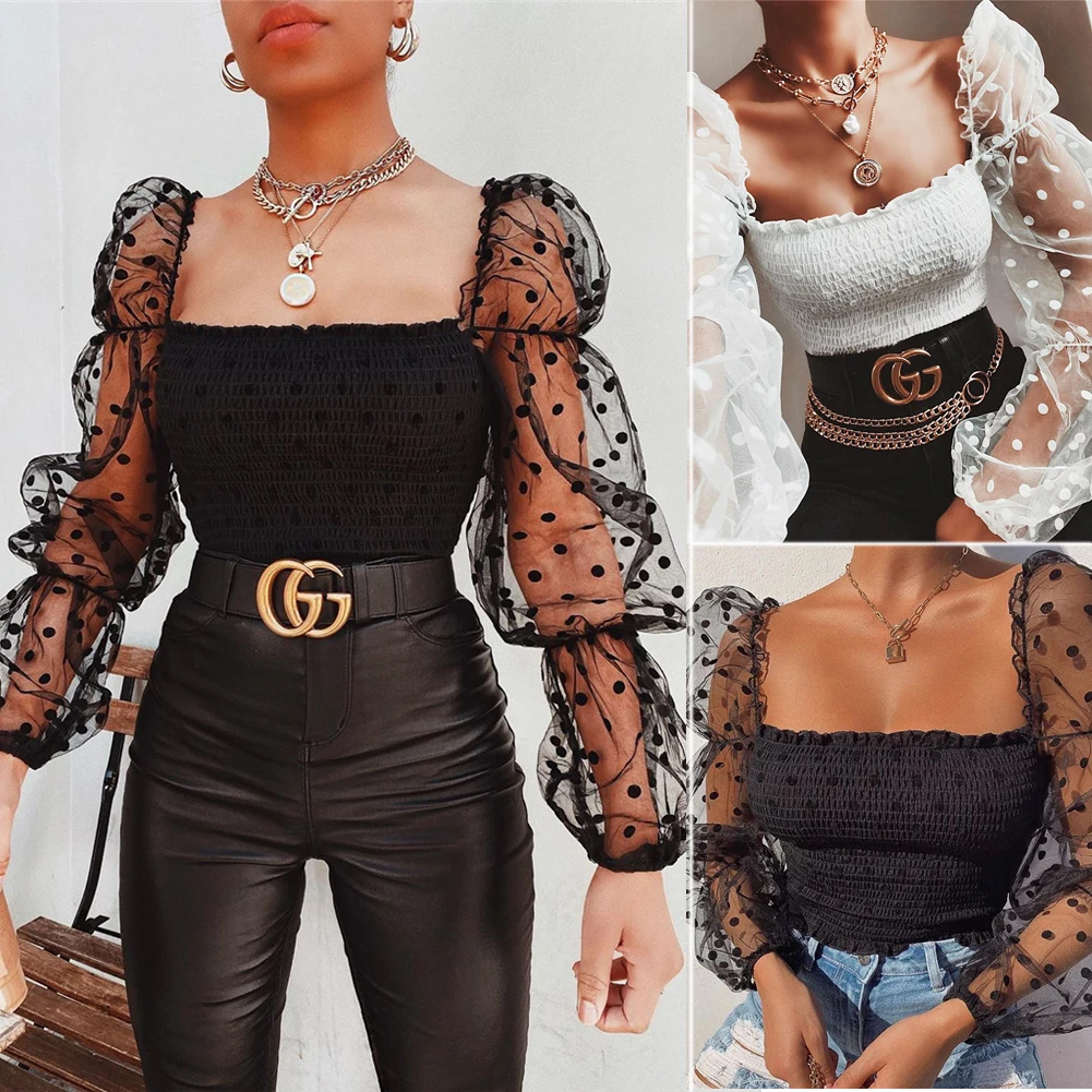 fashion women blouses 2020 Off Shoulder 