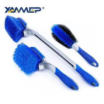 

Multifunctional Car Wash Brush Tire Brush Non-slip Handle Brush Cleaning Tool Wheel Brush Auto Parts Cleaning Tire Xammep