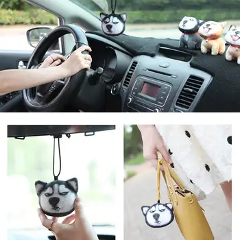 

Creative Car Pendant Aromatherapy Cute Doll Hanging 3D Animal Cat Aromatherapy Car Interior Ornaments Purifying Air Aromatherapy