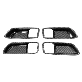 

for 2020 Toyota Corolla Carbon Fiber Style Inner Door Handle Bowl Cover Trim 4 Pcs