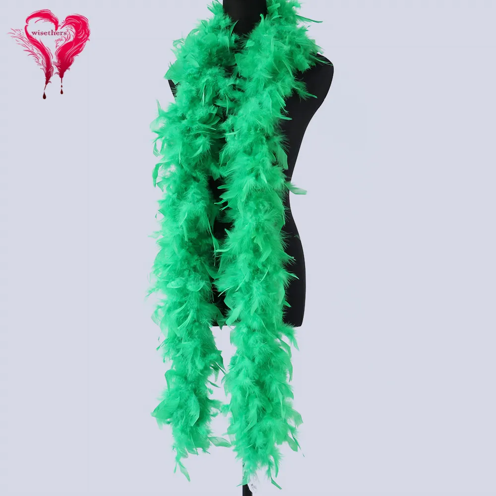 Turkey Feather Boa Party Clothing Fluffy Feather Shawl Dyed Colored for Wedding Carnival Dress Decorative 60 Grams/1 Pcs