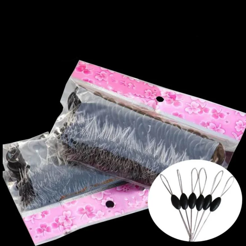 600Pcs 100 Group Set Rubber Space Beans Oval Stopper Fishing Bobber For Fly Fishing Accessories Spinner Bait Fish Tool