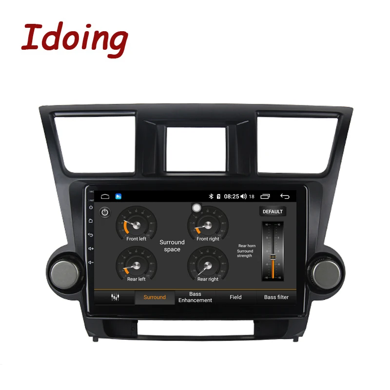 Best Idoing 10.2" 4G+64G Car Radio Multimedia Android 8.1Player Navigation GPS For Toyota Highlander 2 XU40 2007-2014 NO 2 din DVD 2 Best Idoing 10.2" 4G+64G Car Radio Multimedia Android 8.1Player Navigation GPS For Toyota Highlander 2 XU40 2007-2014 NO 2 din DVD 2