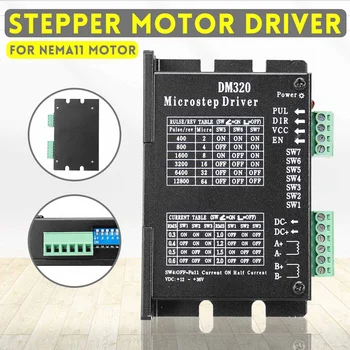 

CNC Engraver NEMA11 Wood Router Machine Stepper Motor Driver Upgraded Version 0.3A-2.0A 12-36V CNC Engraving Machine