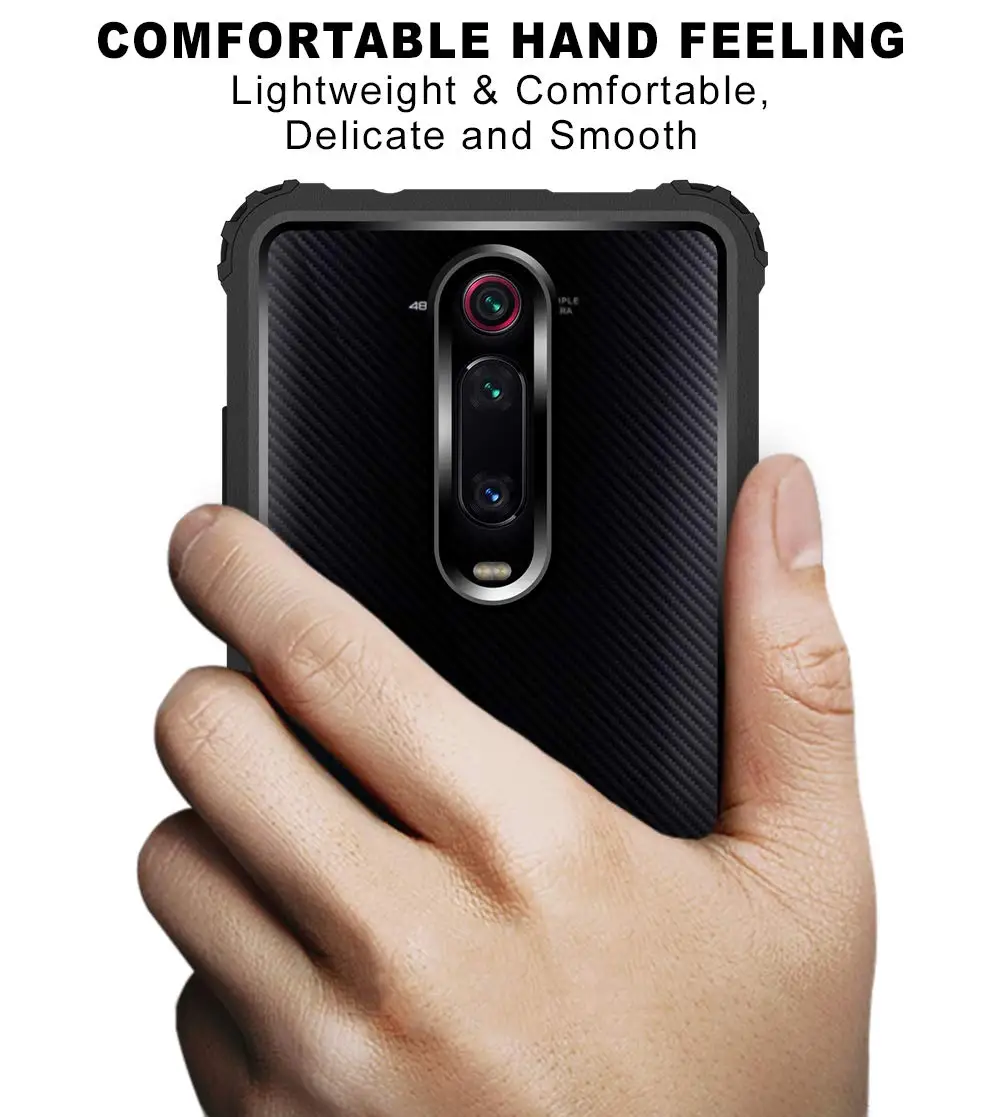 KAPAVER Transparent Phone Case r for Xiaomi Redmi K20 / Pro Shock Absorption Hard PC Back Soft TPU Cover | Мобильные телефоны и