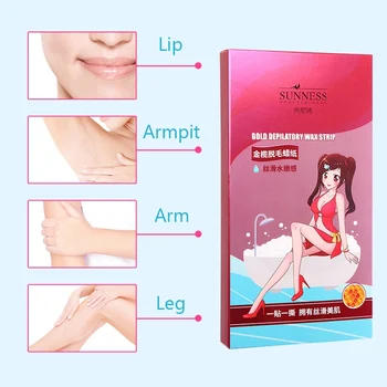 

New Summer New Hot Sale Professional Hair Removal Double Sided Cold Wax Strips Paper For Leg Body Face