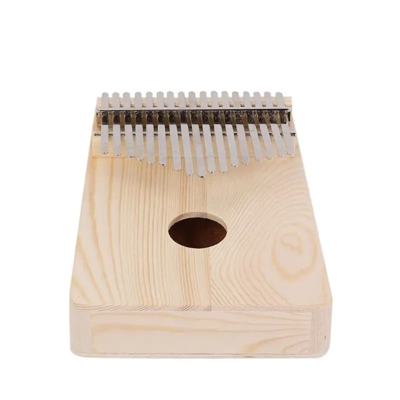 17 клавиш Kalimba палец на пальце пианино деревянный Sanza Mbira Kalimba играть с гитарой DIY Дерево Белый эмбрион Музыкальные инструменты