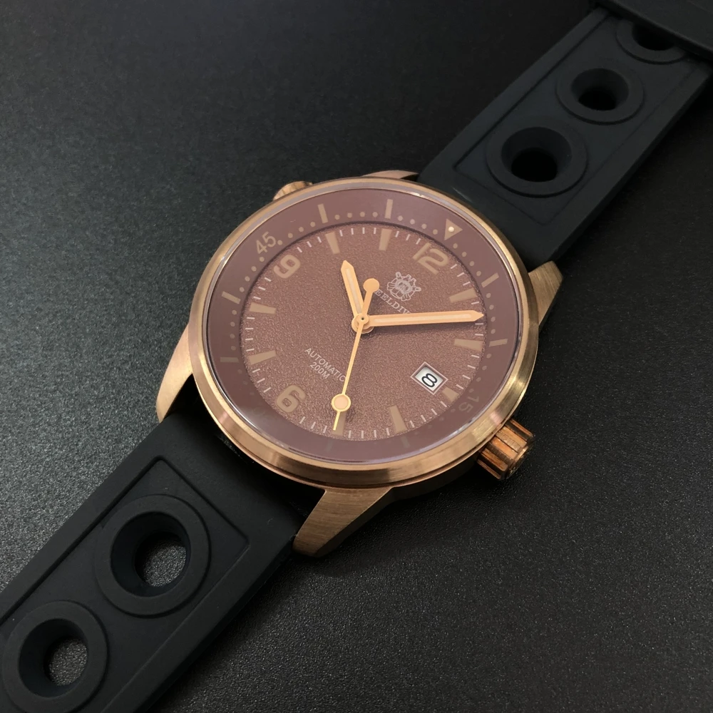 

STEELDIVE Germany CuSn8 Bronze Watches Mechanical Watch Japan Movement NH35 Sapphire Watch Crystal Diving Watches Men 200m