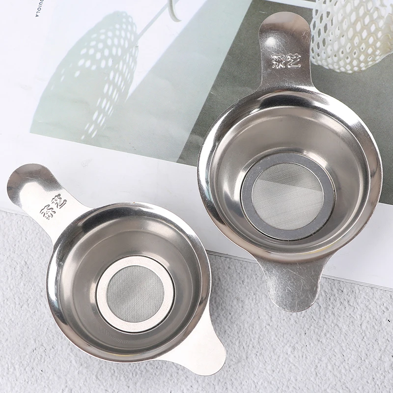 Fine Mesh Stainless Steel Tea Strainer Filter Sieve Leaf Teapot Spice Filter 2Sizes Tea Strainer Tea Filter