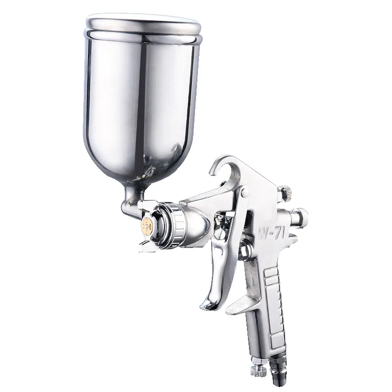 W71 распылитель краски автомобиля горшок пневматический бытовой двигатель масляная краска Латексная Краска распылитель пистолет инструмент