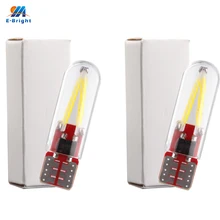 YM E-Bright 2 шт Новые T10 COB 14 SMD 194 168 W5W 12V Автомобильные светодиодные лампы для интерьера стеклянные автомобильные лампы Белый Синий Красный ледяной синий зеленый янтарь
