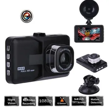 

3 Inch Full Hd 1080P 3.0 Inch Screen Driving Recorder Infrared Night Vision Ordinary 1080P Auto Insurance Gift