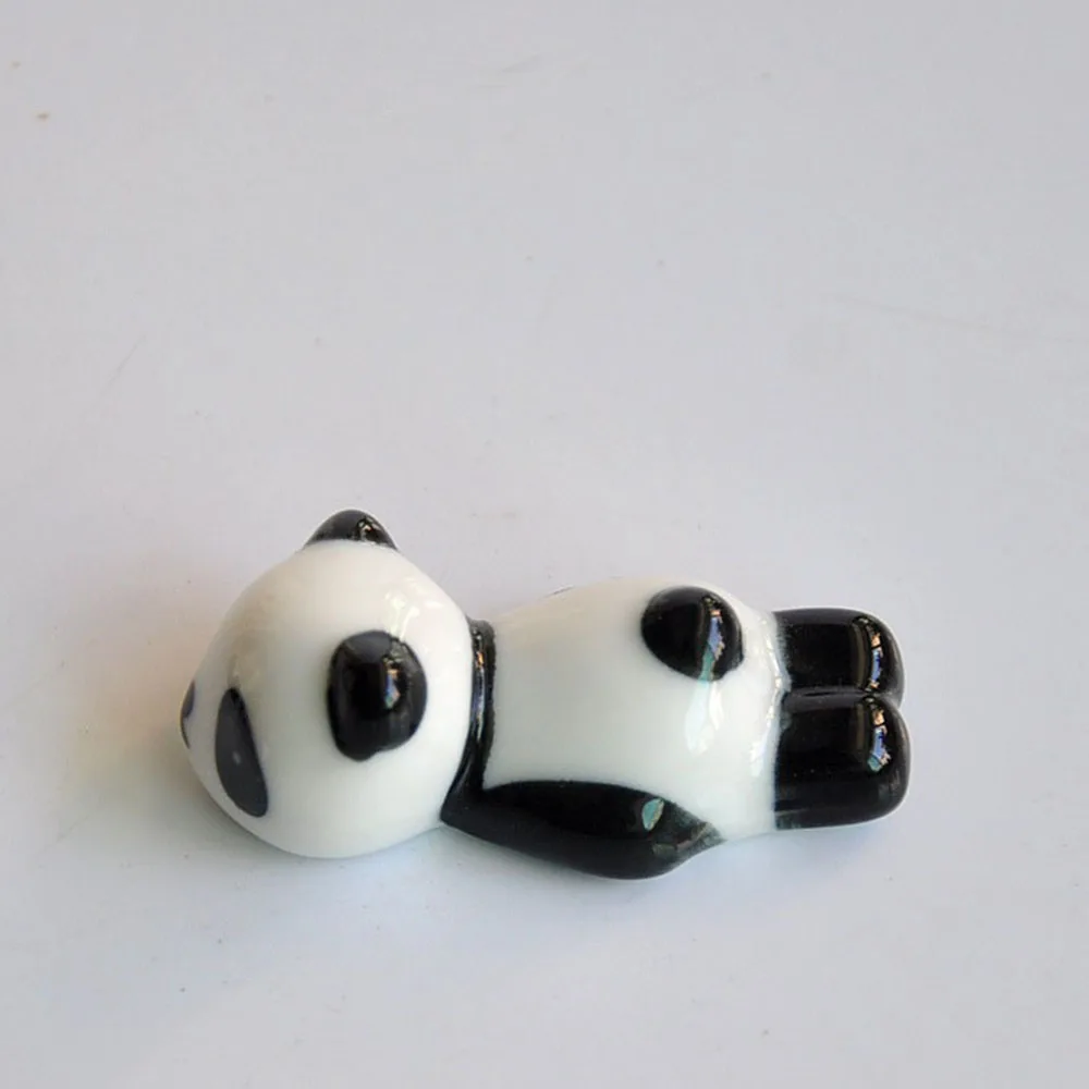 Милый мультфильм панда и кролик керамические палочки держатель креативные декоративные палочки для еды Подушка Уход посуда держатель кухонных инструментов