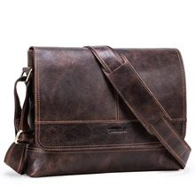 Мужские портфели, сумка для ноутбука, кожаная сумка для работы в офисе, сумки-мессенджеры, мужские кожаные портфели Crazy Horse, деловая сумка
