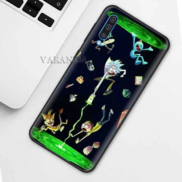B11 Рик и Морти чехол для samsung A90 5G A50 A40 A30 S A80 A70 A10 A20 e A9 A7 A8 плюс Черный силиконовый чехол - Цвет: B11