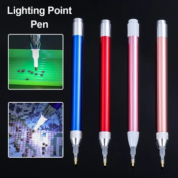 

1Pc Point Drill Pen Diamond Crystal 5D Painting Tool DIY Lighting Cross Stitch Embroidery Sewing Accessories Art Crafts dropship