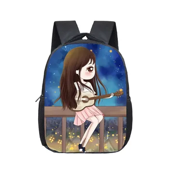 

New cartoon cute girl print girl schoolbag backpack backpack kids baby kindergarten backpack cute children schoolbag