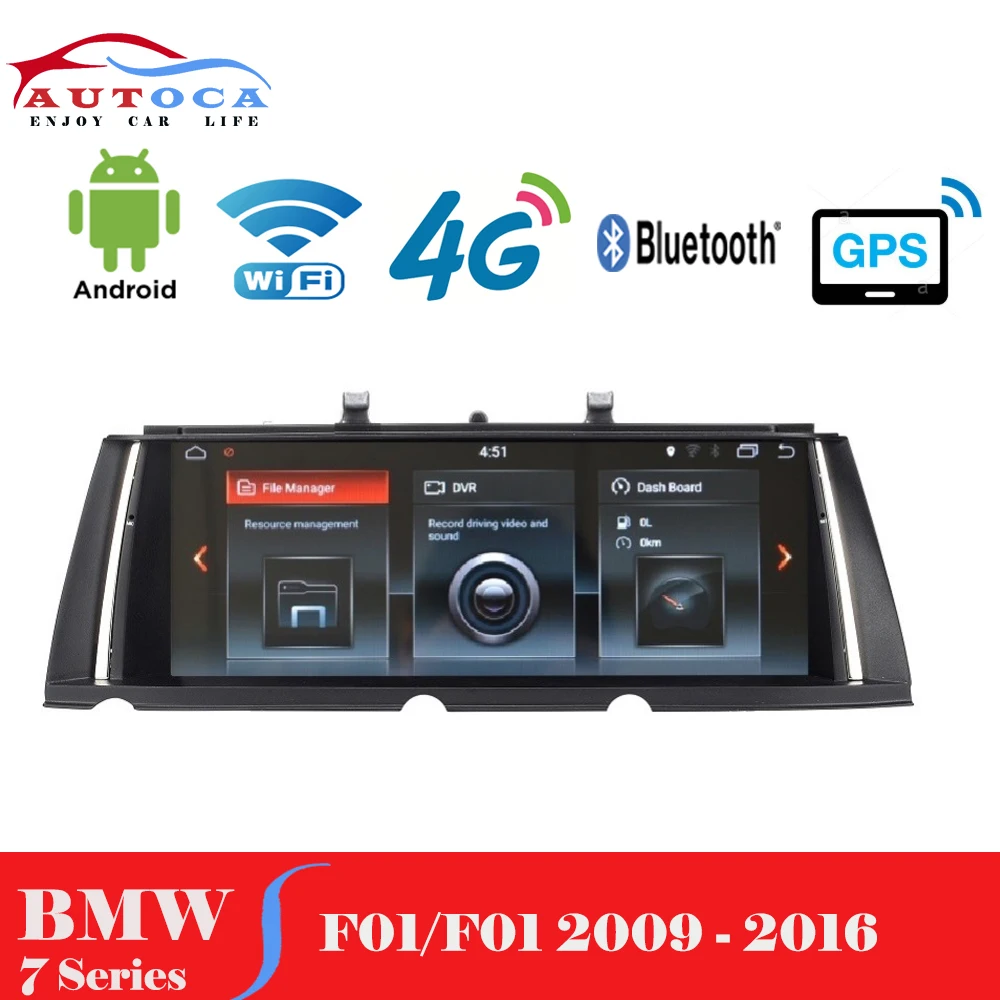 10.2\ screen Android 9 Car radio multimedia GPS player for BMW 7 Series F01 F02 2009-2015 CIC NBT head unit navigation system 10.2\ screen Android 9 Car radio multimedia GPS player for BMW 7 Series F01 F02 2009-2015 CIC NBT head unit navigation system