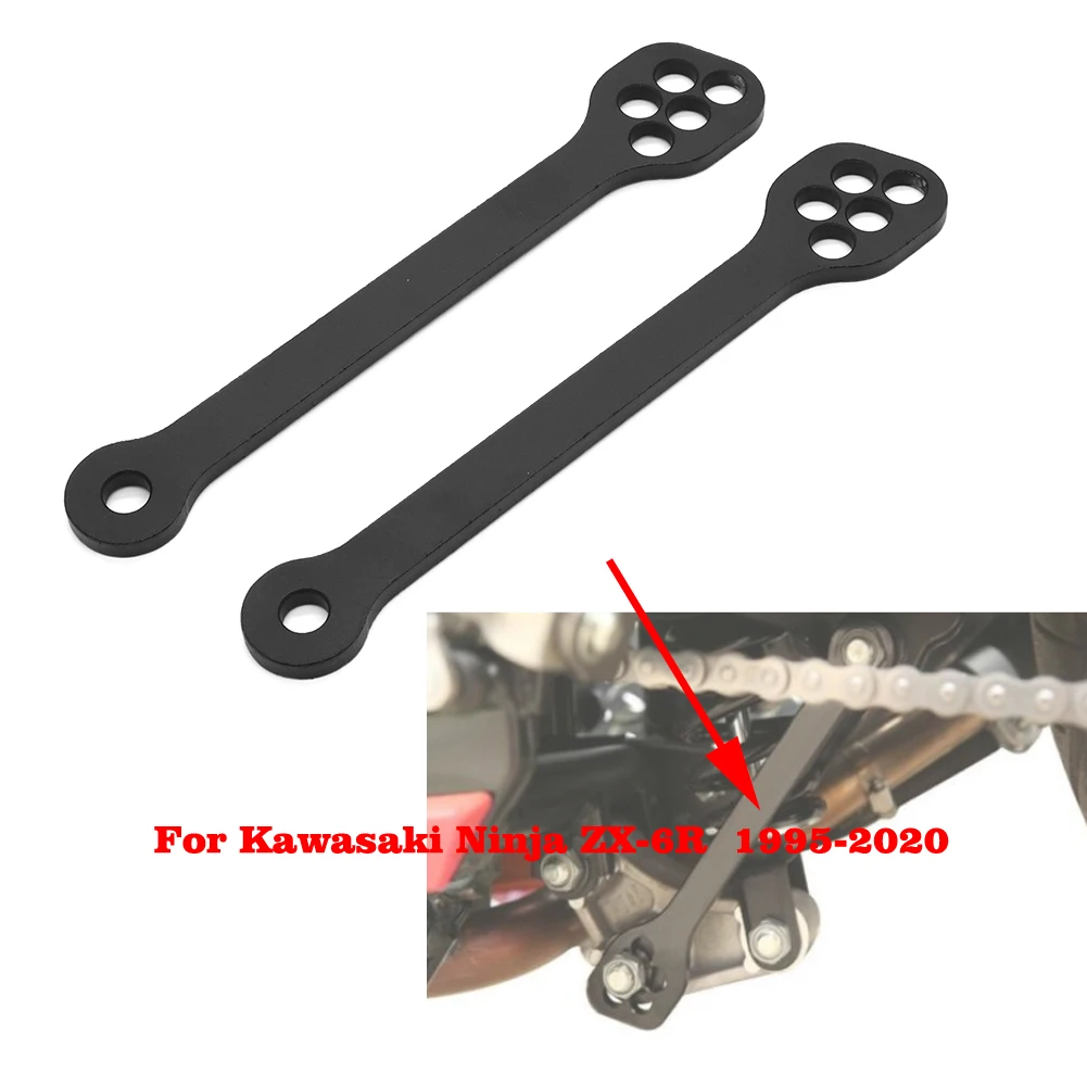 For Kawasaki Adjustable Lowering Links Black Ninja ZX6R ZX6R 1995