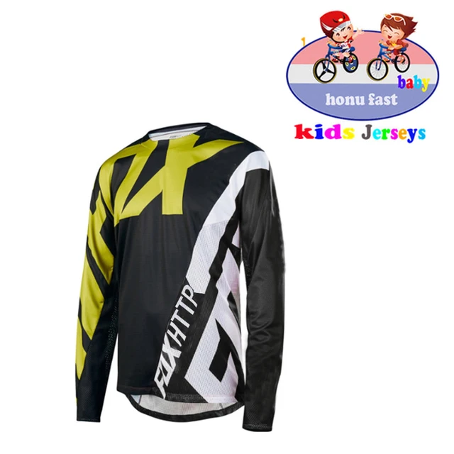 Kids Off Road ATV Racing T-Shirt AM RF Bicycle Cycling Bike FxoDownhill Jersey Motorcycle Jersey Motocross MTB DH MX Ropa D Boys fox Downhill 2