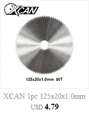 XCAN цельнокроеное платье Диаметр 100mm Зубы 108 Z высокое Скорость Сталь пилы деревообрабатывающий пильный диск резки металла дисковая пила