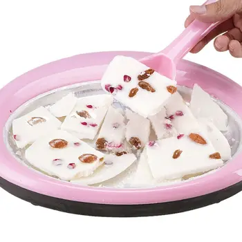 

Fried Yogurt Machine Summer Household Preparing Ice Cream Rolls Ice Cream Maker DIY Ice Teppanyaki Plate Ice Carpet Sheet U1JE