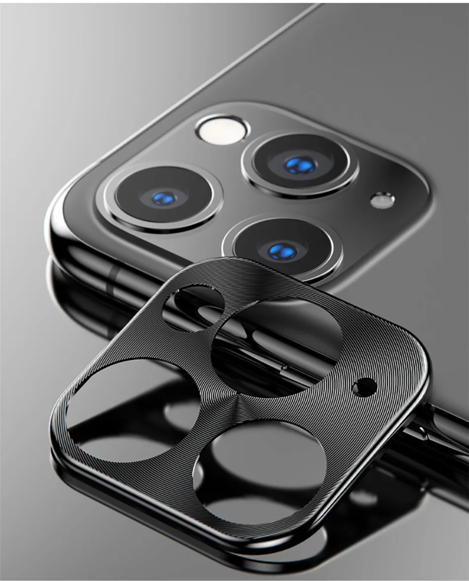 Защитное кольцо для объектива камеры на iPhone 11 Pro макс. закаленное стекло задняя линза металлический протектор для iPhone 11 Pro Max стеклянная крышка