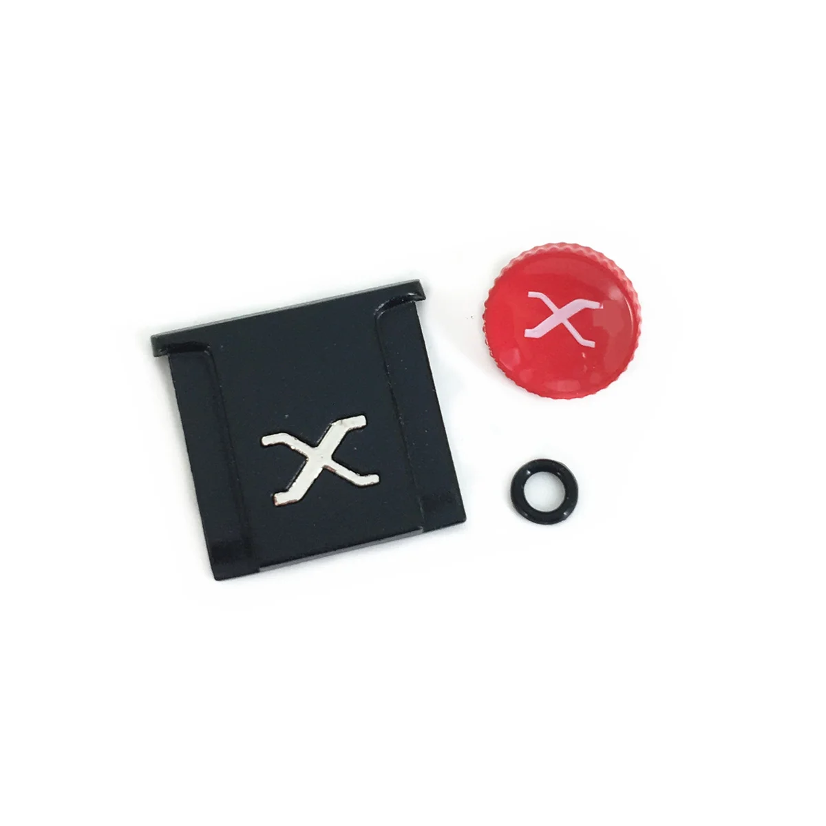 Metal Hot Shoe Adapter + Concave Shutter Button Kit camera remote shutter button camera remote shutter release For Fujiflm Fuji X-PRO3 X-PRO2 XT4 XT3 XT2 X-T30 XT20 X-E3 X-A5 X-A7 Hotshoe
