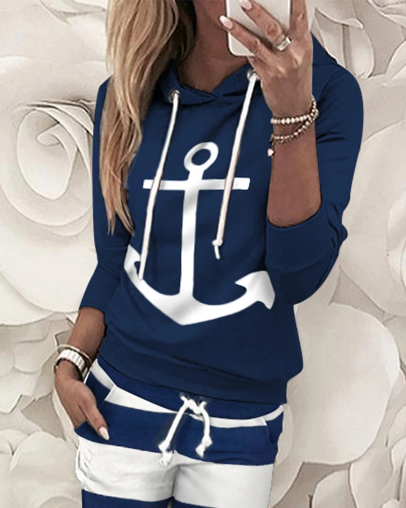 anchor hoodie women's