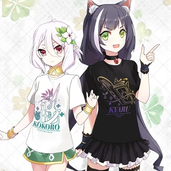 

Anime Princess Connect! Re:Dive Natsume Kokoro Casual T-shirt Men Women Summer Short Sleeve Unisex Loose pullover Tops Cosplay