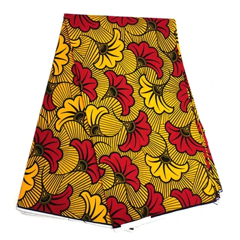 

Latest African Fabric Ankara Wax Textile/Kitenge/Pagnes for African dress 100% Cotton 6 yards HSH-23