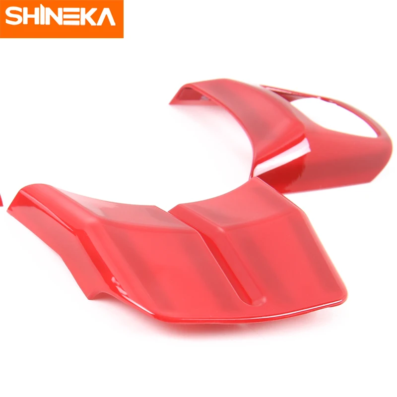 SHINEKA ABS лента "под дерево" для отделки помещений украшение руля накладка рамка наклейки для Jeep Wrangler JK 2011- стайлинга автомобилей