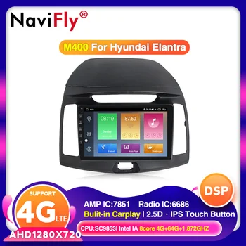 

Android 10 4G LTE Car dvd Radio Multimedia Player For Hyundai Elantra 2006 2007 2008 2009 2010 GPS Navigation USB WIFI Headunit