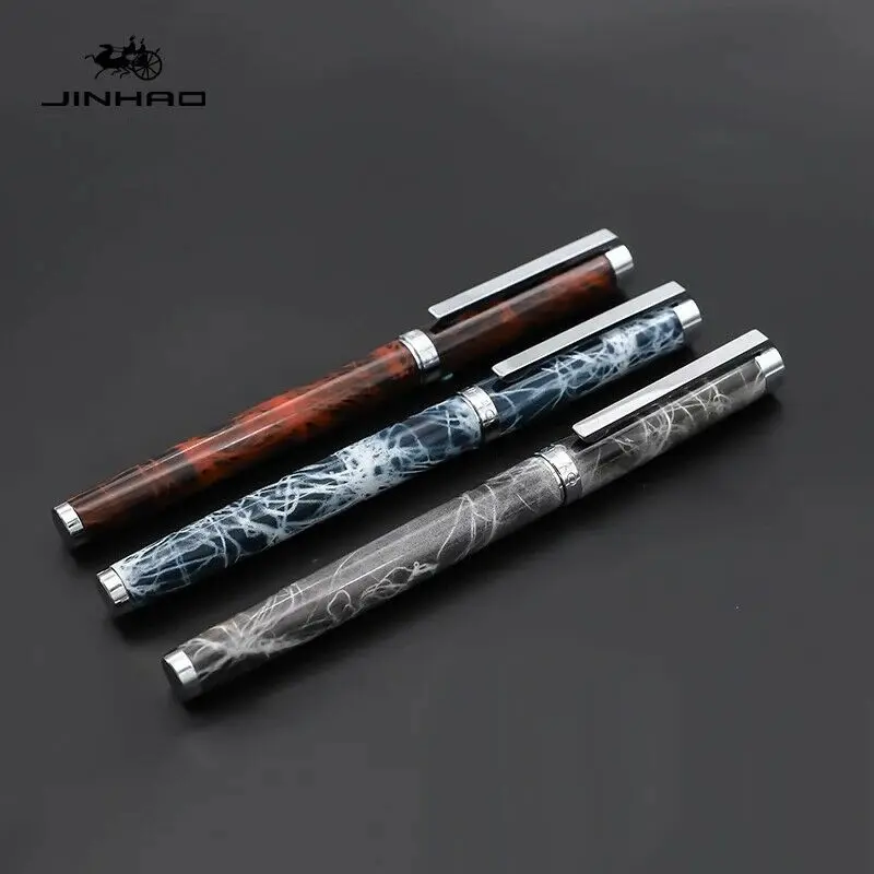 Красивая перьевая ручка Jinhao 155 металлическая чернильная преобразователь с