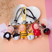 Спящая кукла MENG брелок для мужчин и женщин автомобильный брелок мультяшный кукольный кулон для пар небольшие подарки